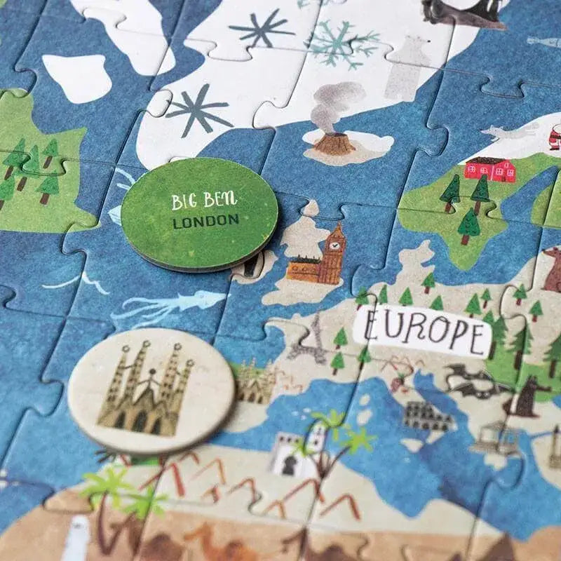 Puzzle 200 Teile - Welt entdecken Londji