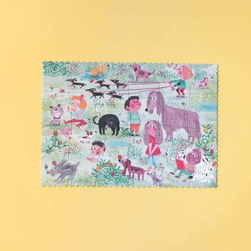 Puzzle 24 Teile - Pocket Cats & Dogs - doppelseitig bedruckt Londji