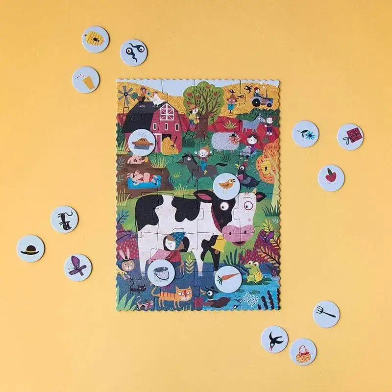Puzzle 24 Teile - Pocket My little Farm Londji
