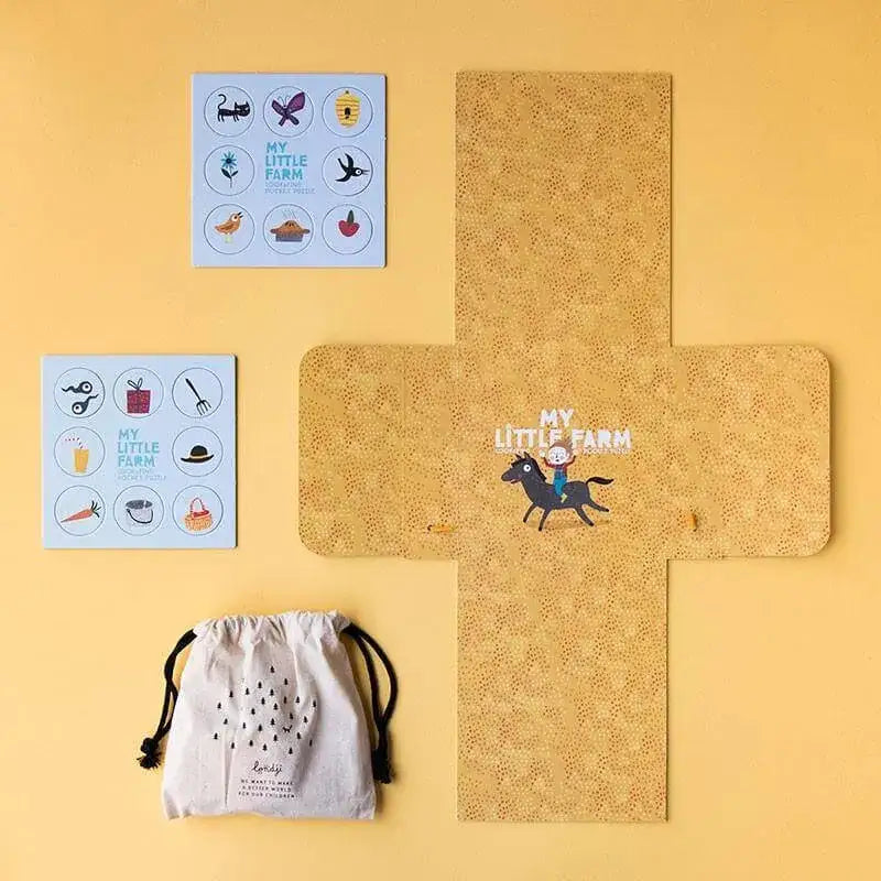 Puzzle 24 Teile - Pocket My little Farm Londji