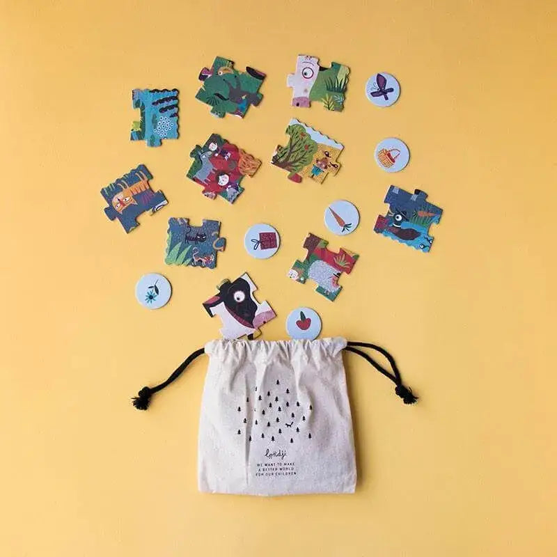 Puzzle 24 Teile - Pocket My little Farm Londji