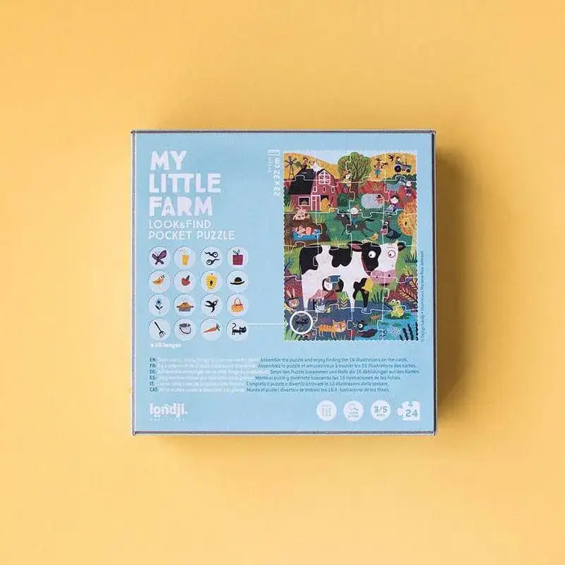 Puzzle 24 Teile - Pocket My little Farm Londji