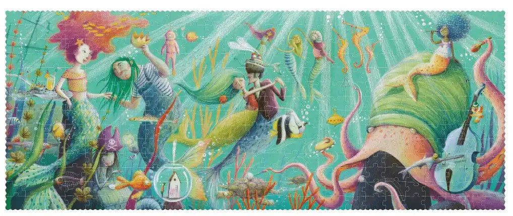 Puzzle 350 Teile - Glitzer Meerjungfrau Londji
