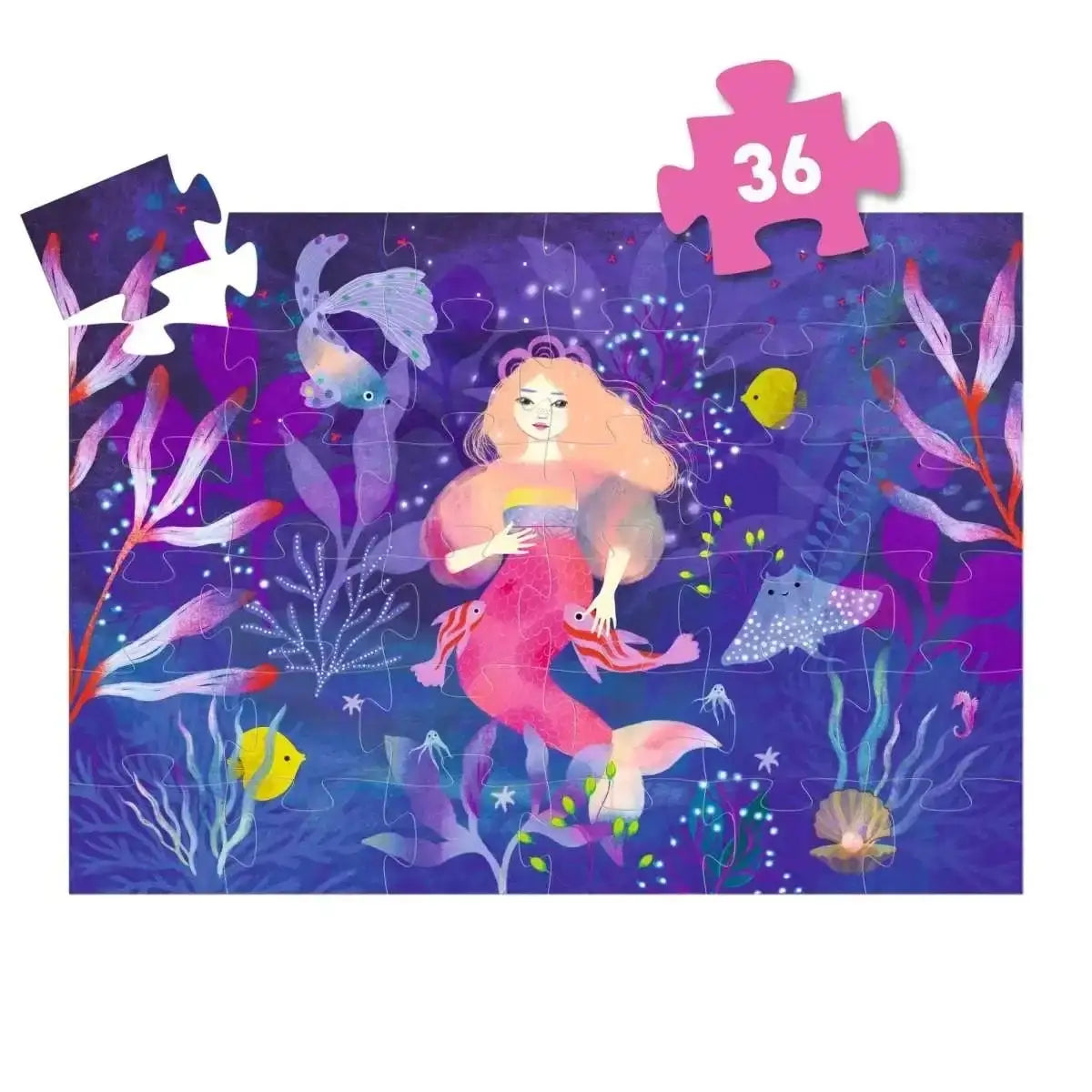 Puzzle 36 Teile Meerjungfrau - DJ07303 Djeco