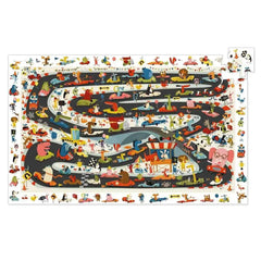 Puzzle 54 Teile - Auto Rally Djeco