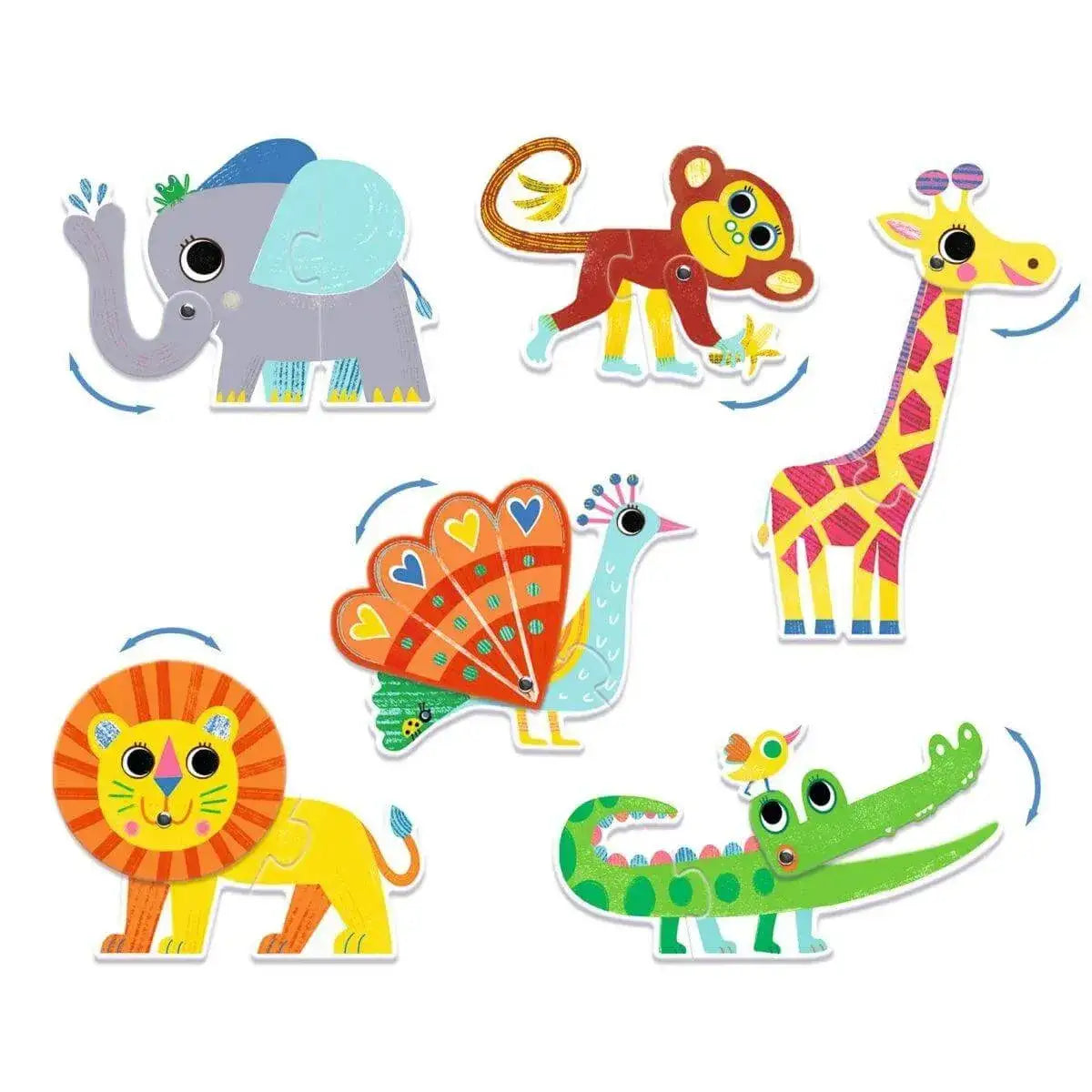 Puzzle Duo Articulo Animo Djeco