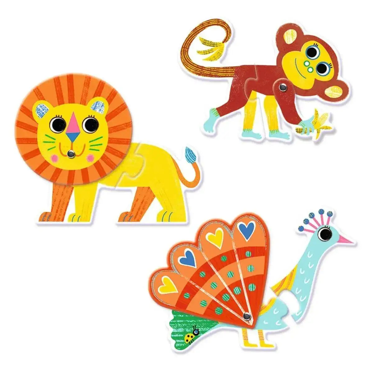 Puzzle Duo Articulo Animo Djeco