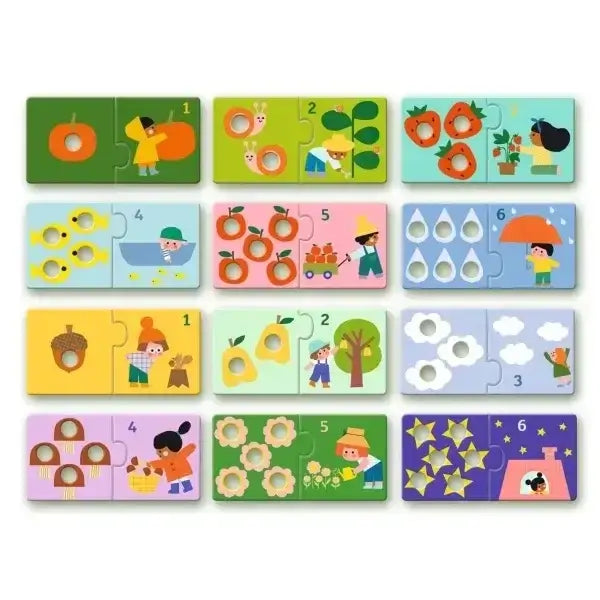 Puzzle Duo Erste Zahlen - DJ08272 Djeco