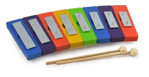 Regenbogenglockenspiel (diatonisch 8 Töne) Decor