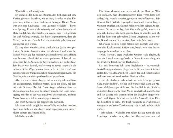 Offene Buchseite mit deutschem Text – ideal für Kinderbücher & nachhaltiges Lesevergnügen