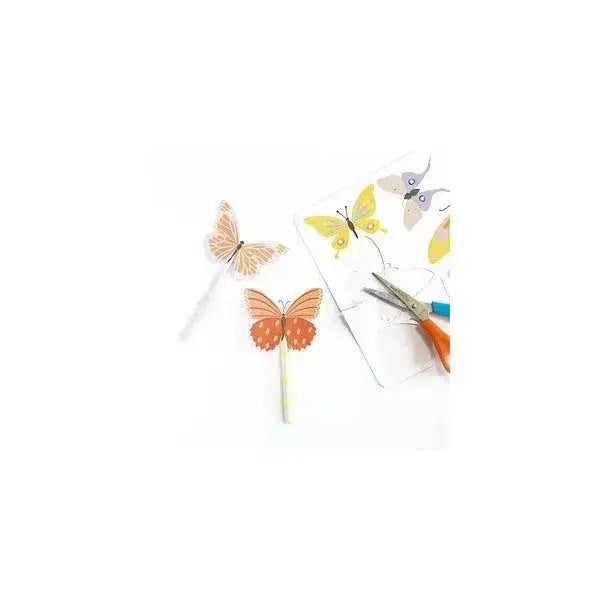 Schablonen Set kreativ Prinzessin, Schmetterling, Einhorn, Meerjungfrau - 40613 Folia
