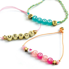 Schmuck basteln: Buchstaben - DJ09839 Djeco
