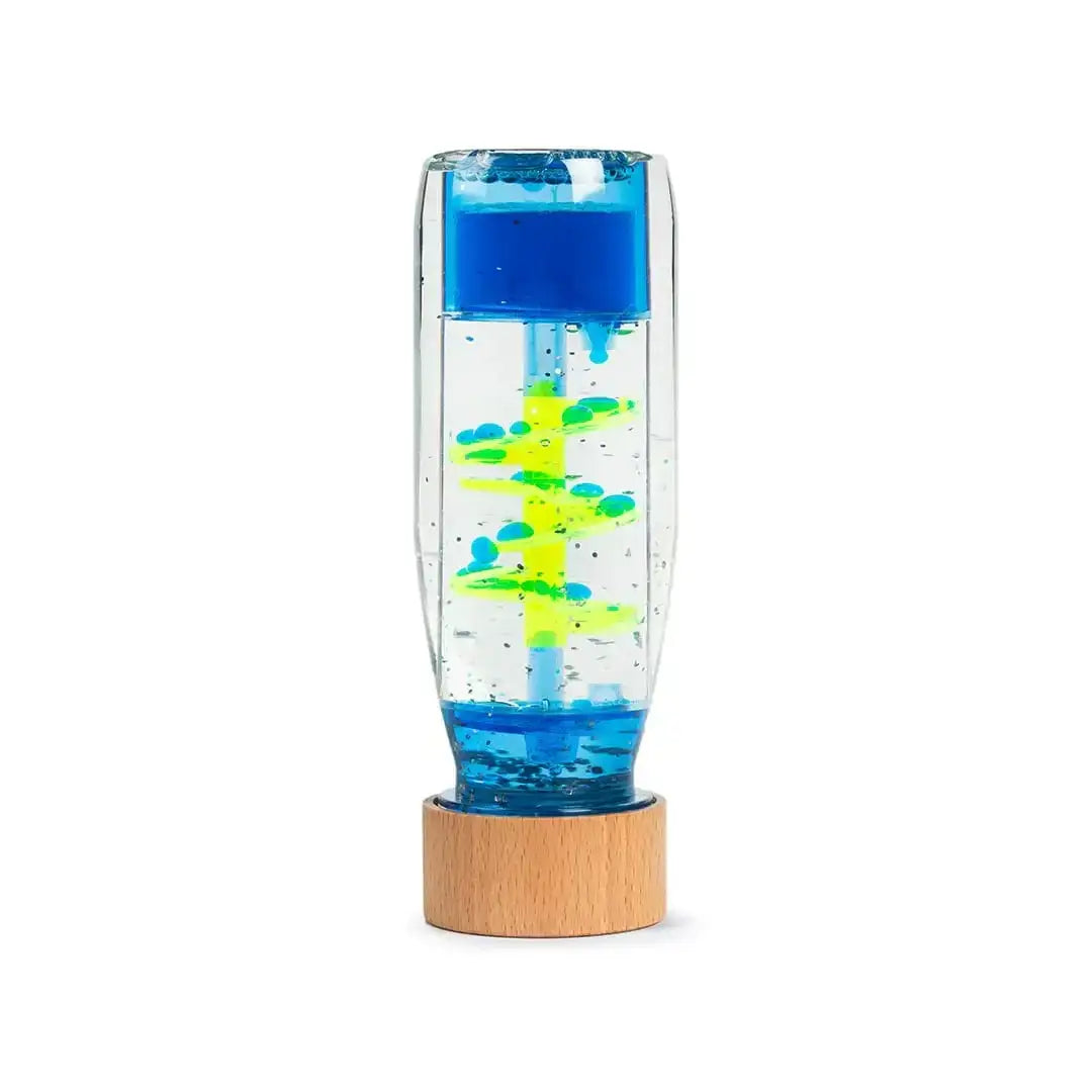Sensorikflasche Entdecker - Spirale - Pink/Blau - PBMSBLUE Petit Boum