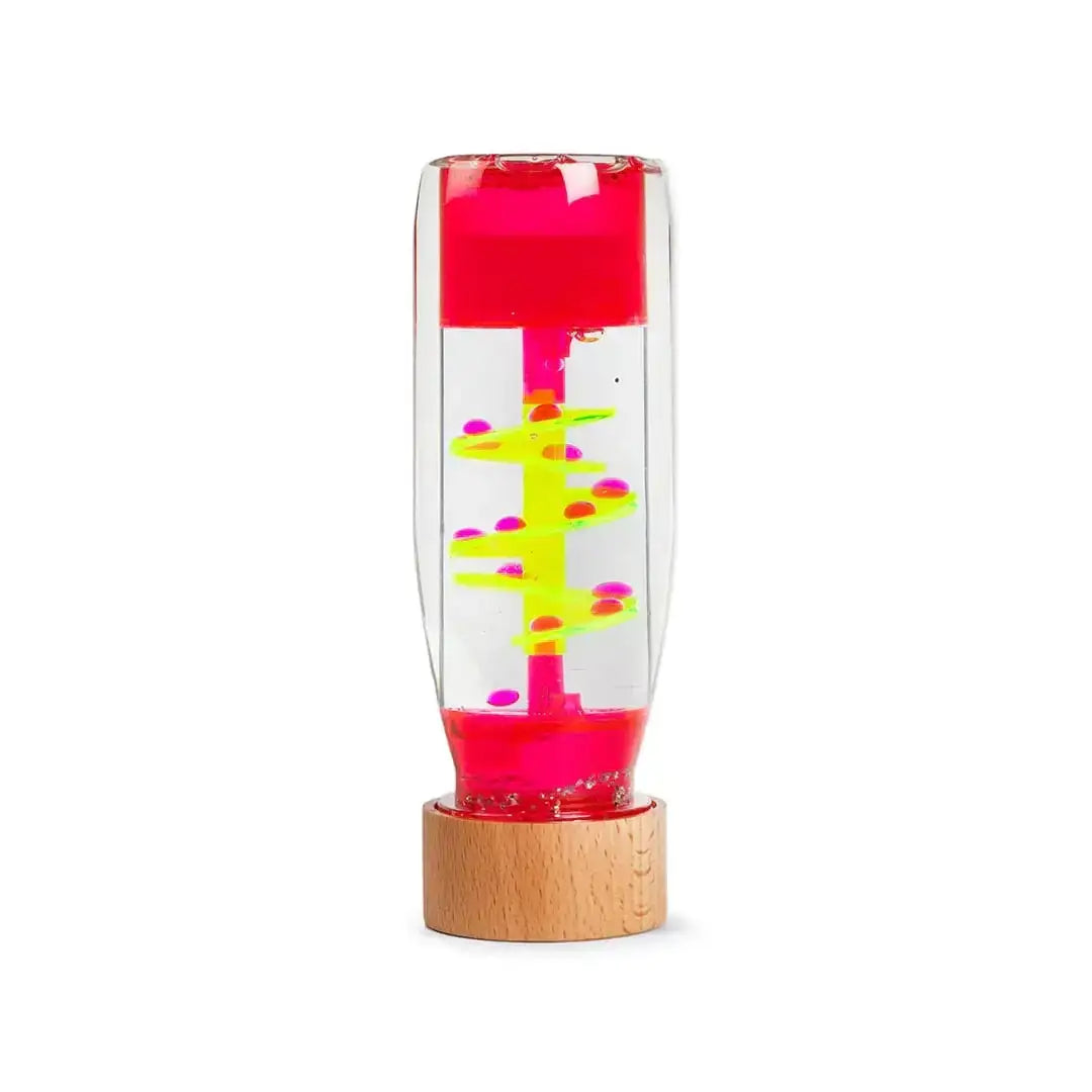 Sensorikflasche Entdecker - Spirale - Pink/Blau - PBMSBLUE Petit Boum