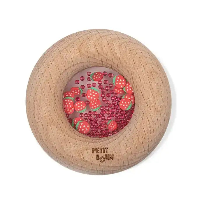 Sensorischer Donut 7cm Erdbeeren - 1279-PBSDSTRA Petit Boum