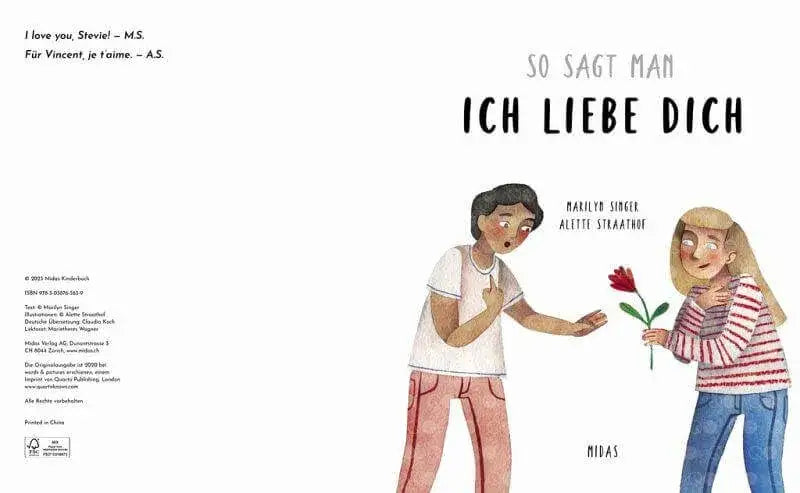 So sagt man: Ich liebe dich Midas Verlag