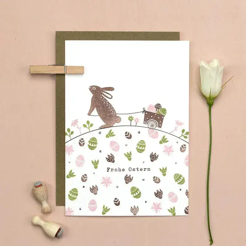 Stempel Hase stehend - A 213 Perlenfischer