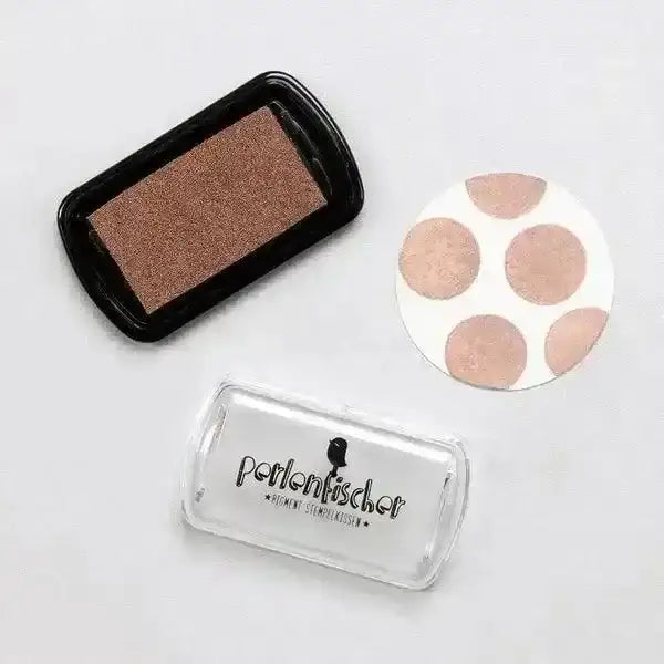 Stempelkissen rose gold mini - 22050 Perlenfischer
