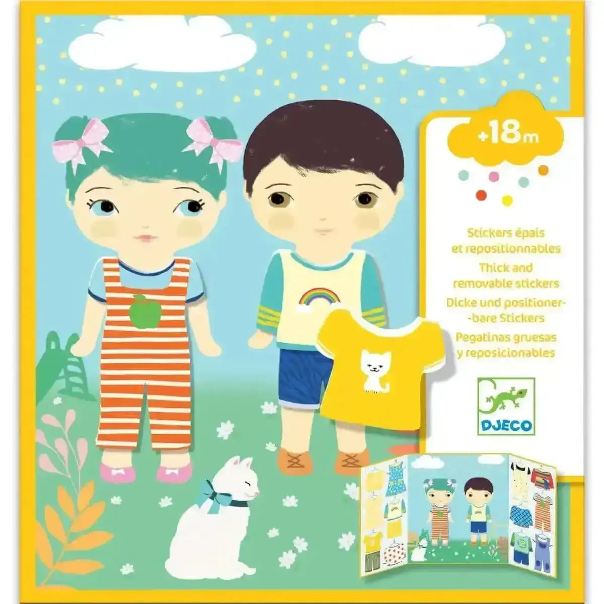 Sticker Kleidung Djeco