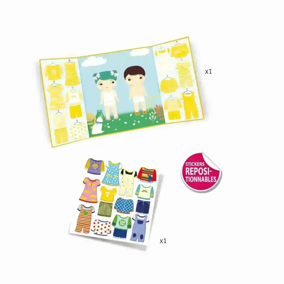 Sticker Kleidung Djeco