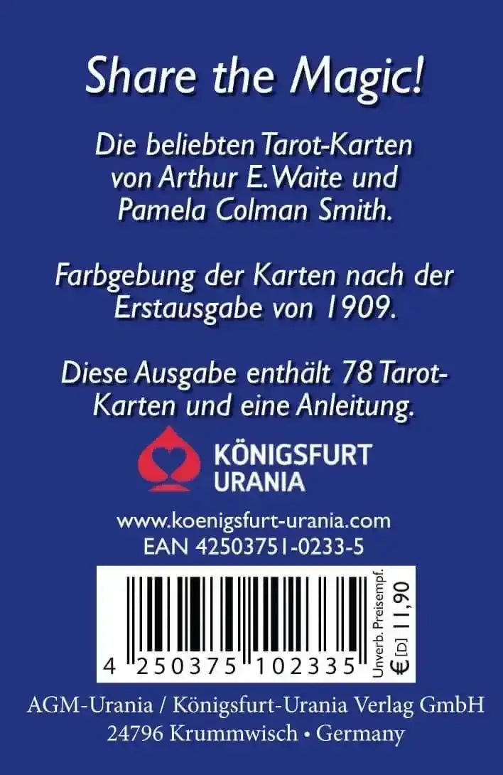 Tarot von A.E. Waite (Pocket) Königsfurt Urania