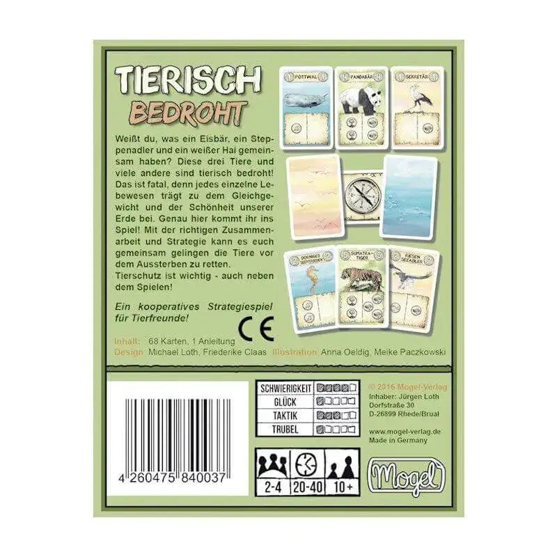 Tierisch bedroht Heidelberger Spieleverlag
