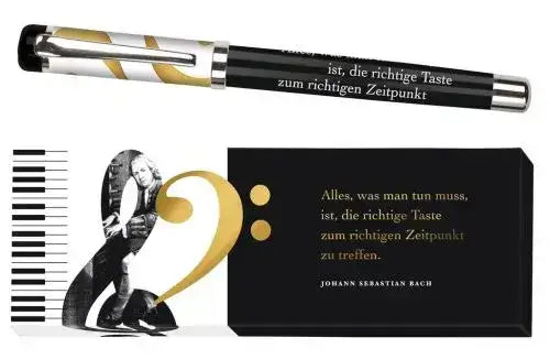 Tintenroller - Johann Sebastian Bach - 4033477834966 Moses Verlag