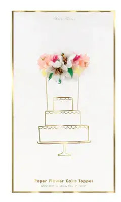 Tortenaufsatz Blumen Bouquet Meri Meri