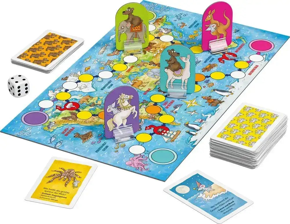Unsere Erde Mauseschlau und Bärenstark- Reisespiel in der Metalldose - 51453 Schmidt Spiele