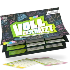 Voll verschätzt Junior – lustiges Ratespiel mit bunten Fragenkarten für Kinder, nachhaltiges Spielzeug