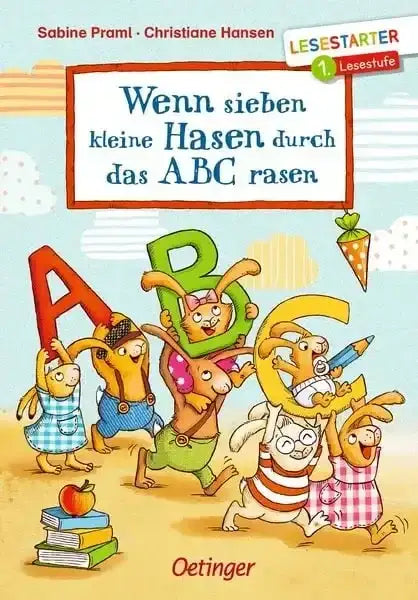 Wenn sieben kleine Hasen durch das ABC rasen