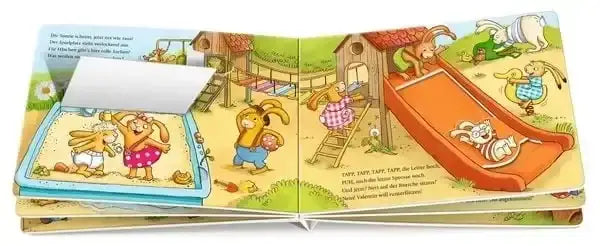 wenn-sieben-kleine-hasen-tobend-ubern-spielplatz-rasen-kunstundspiel-5 - kunstundspiel 