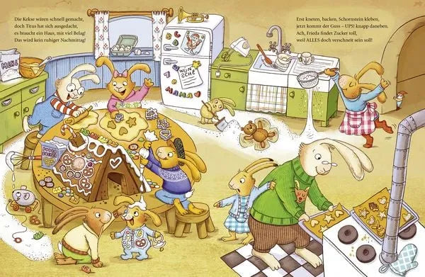 wenn-sieben-kleine-weihnachtshasen-mit-schwung-durch-die-adventszeit-rasen-gebundene-ausgabe-sabine-praml2 - kunstundspiel 