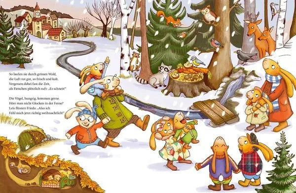 wenn-sieben-kleine-weihnachtshasen-mit-schwung-durch-die-adventszeit-rasen-gebundene-ausgabe-sabine-praml5 - kunstundspiel 