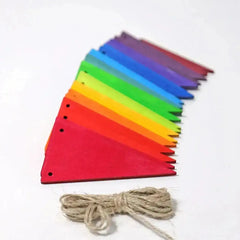 Wimpelkette Regenbogen Geburtstag