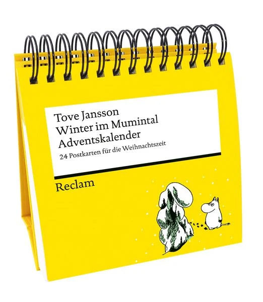 Winter im Mumintal. Adventskalender 24 Postkarten für die Weihnachtszeit