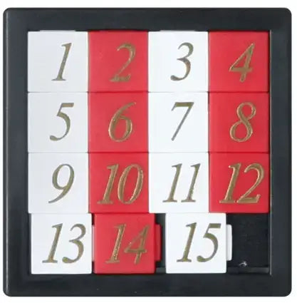 Zahlen-Schiebepuzzle Bartl